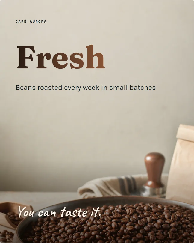 Specialty coffee
